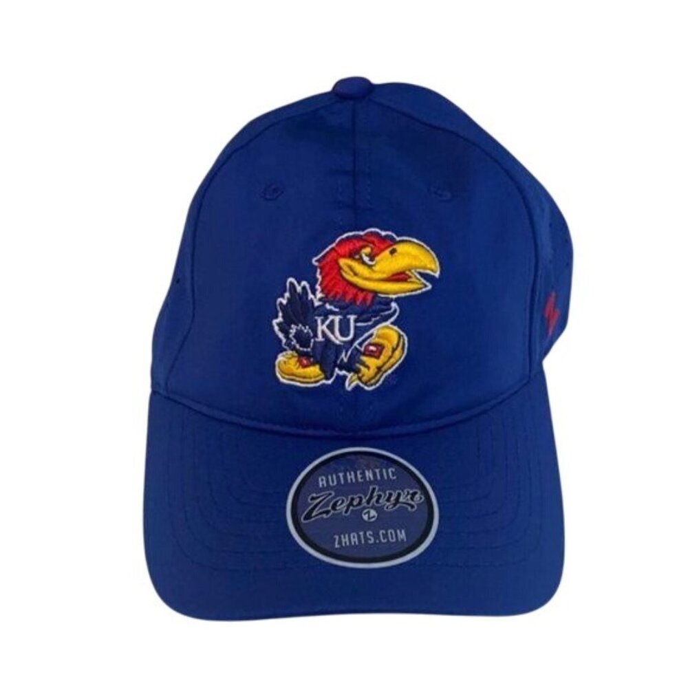 Kansas Jayhawks Velcro Back Hat New